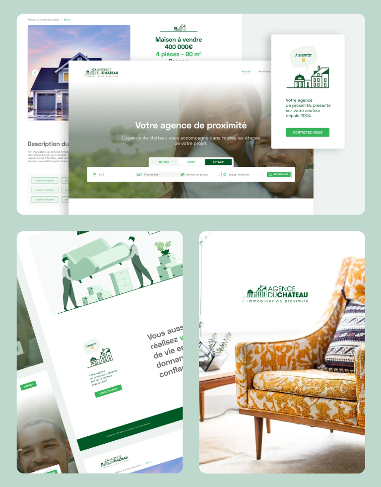 site web agence du château